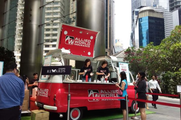English BMC Allied World Insurance  Ice Kachang Truck