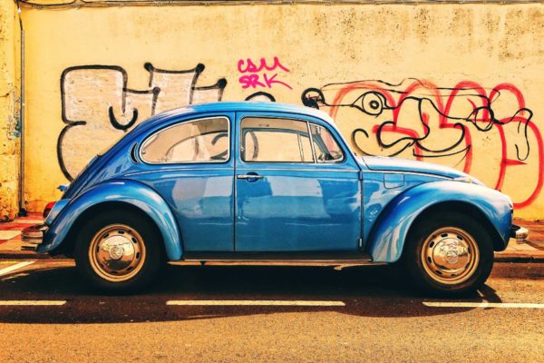 Classic Beetle (Blue)