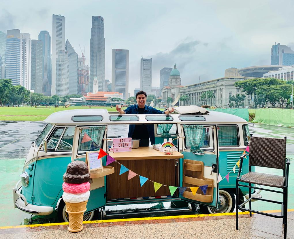 Event Hire & Pop Up Stores - Vintage Car Rental & Kombi VW Van in Singapore