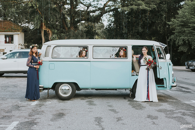 kombi van wedding