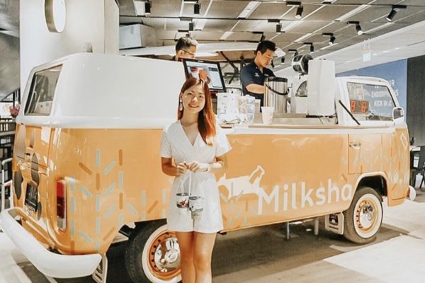 Kombi Drinks Truck Permanent Stall for Funan Centre