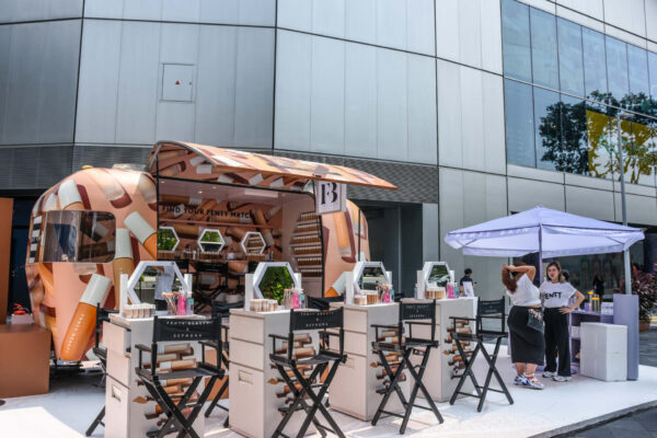 Makeup Experience Mobile Booth from Fenty, by Rihanna